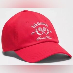 Lululemon NWT Classic Cap Tennis Club Lulu Red
